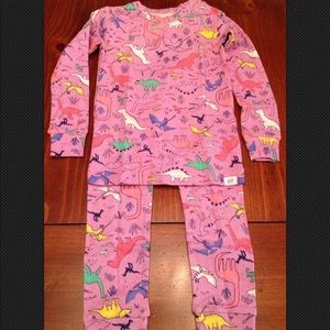 Baby Gap Purple Dinosaur PJ Set 3 Years